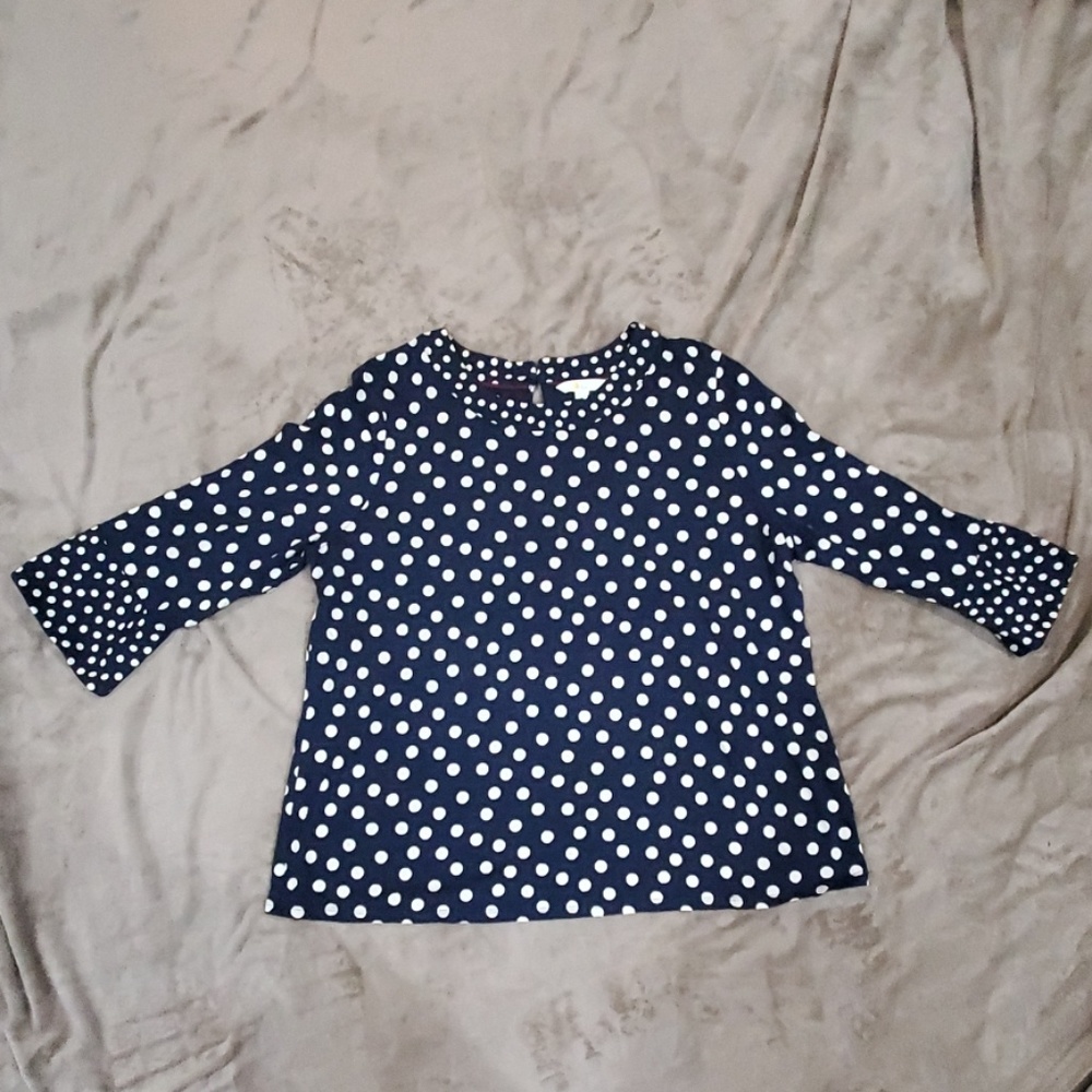 Boden polka dot top